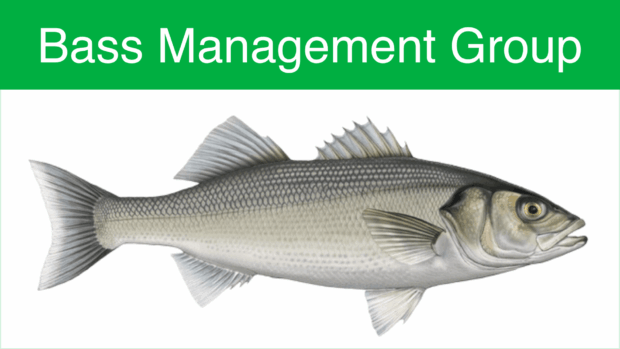 A meeting focused on bass management, featuring diverse individuals engaged in discussion and reviewing documents.